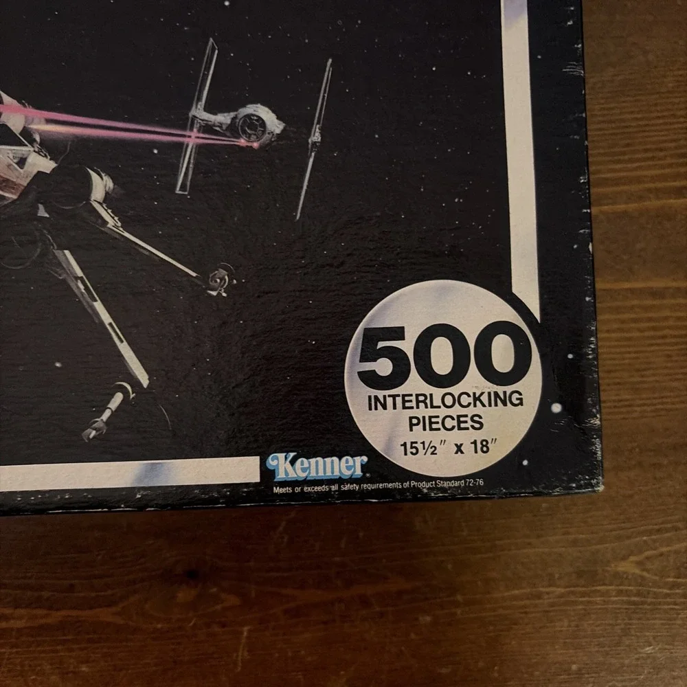 Star Wars Jigsaw Puzzle SEALED Space Battle Vintage 1977 Kenner 500PC #40110